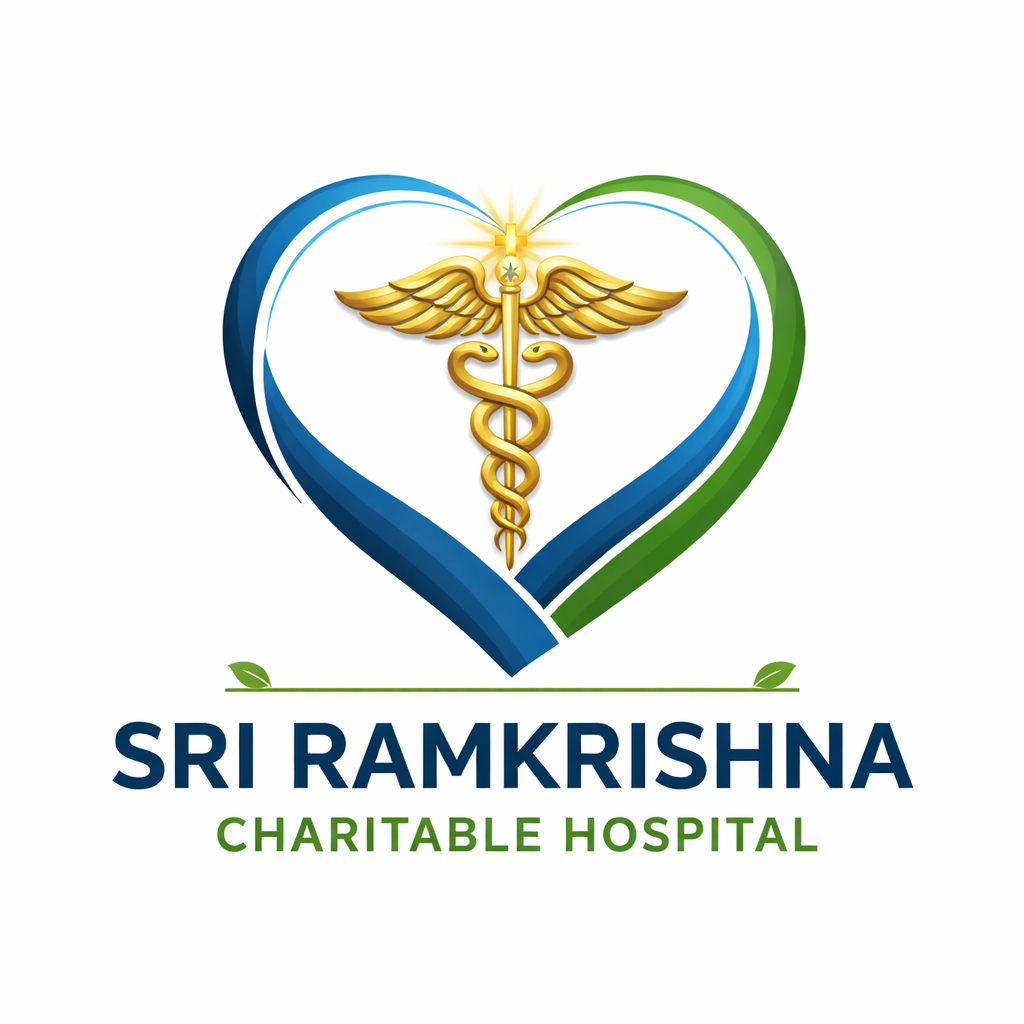 শ্রী রামকৃষ্ণ চ্যারিটেবল হাসপাতাল Logo